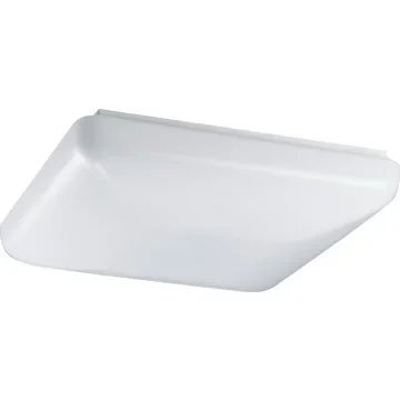 20″ 44W Fluorescent Low Profile Square Flush Mount Fixture w/ White Acrylic Lens