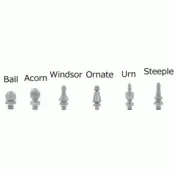 3 1/2 Inch x 3 1/2 Inch Ball Tip Steel Hinge (Brushed Chrome Finish)