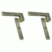 3 7/8 x 5/8 x 1 5/8 Inch Solid Brass Pivot Hinge (Antique Brass Finish)