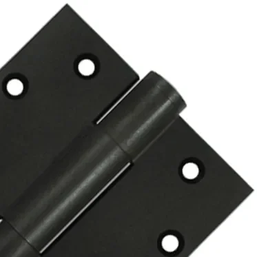 4 1/2 Inch X 4 1/2 Inch Solid Brass Hinge Interchangeable Finials (Bronze Medium Finish)