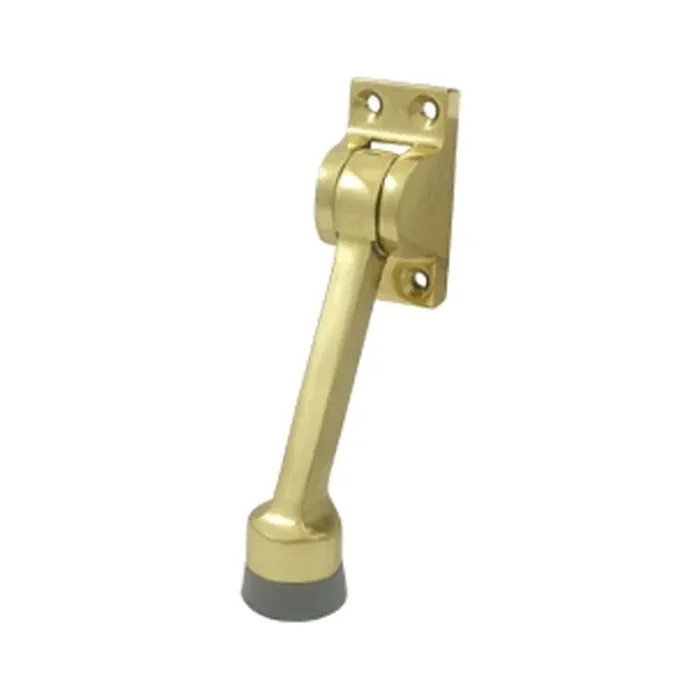 4 Inch Solid Brass Kickdown Door Holder
