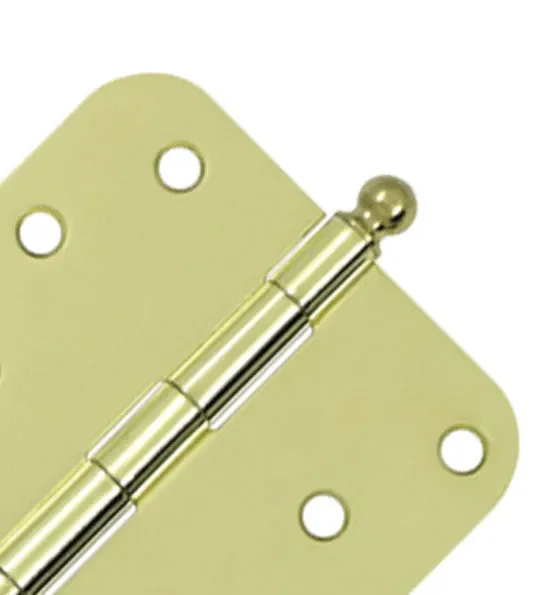 4 Inch x 4 Inch Ball Tip Steel Hinge