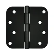 4 Inch x 4 Inch Steel Hinge (Paint Black Finish)