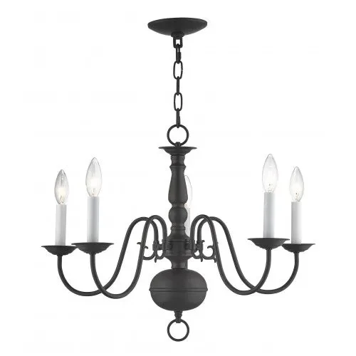 5 Light BZ Chandelier