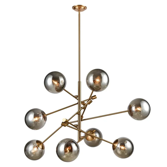 Accelerated Returns Gold Chandelier Light Fixture