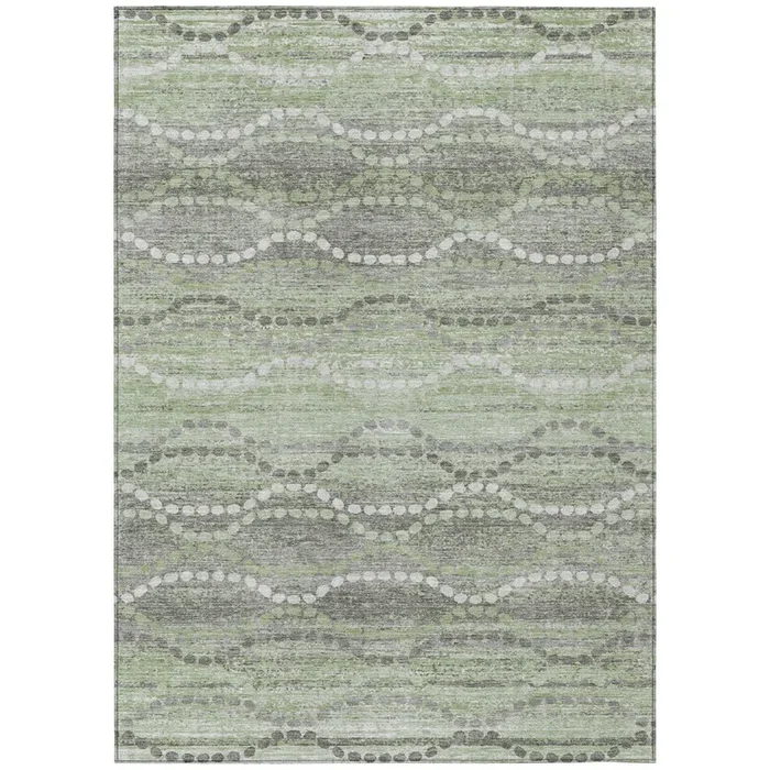 Addison Chantille ACN2030 Gradient Machine Made Transitional Green Rug