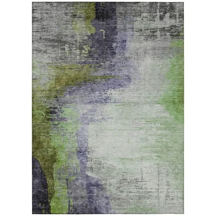 Addison Chantille ACN2041 Abstract Machine Made Transitional Plum Rug