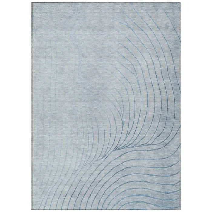 Addison Chantille ACN2107 Swirls Machine Made Transitional Sky Rug