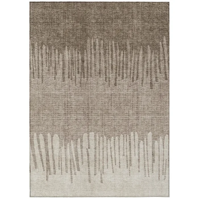 Addison Chantille ACN2135 Stripes Machine Made Transitional Brown Rug