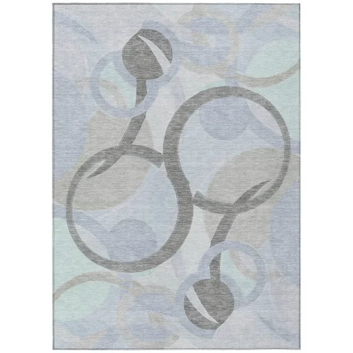 Addison Chantille ACN2168 Geometric Machine Made Transitional Taupe Rug