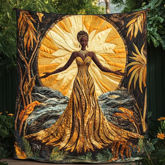 African Sun Goddess WP0603049CL Quilt