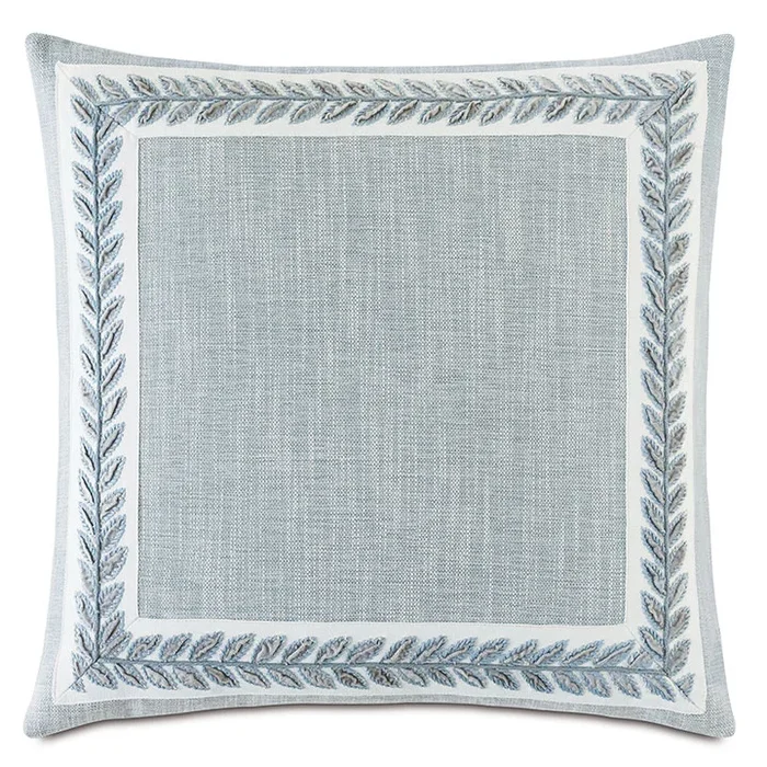 AMBERLYNN MITERED LEAF DECORATIVE PILLOW