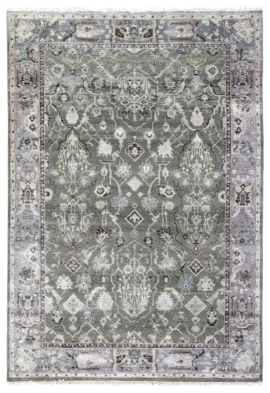 Amritsar Handwoven Transitional Rug, J65884