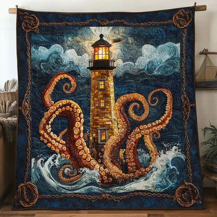 Ancient Lighthouse WN0605031CL Quilt