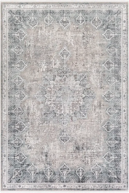 Andalus Traditional Grey Rug