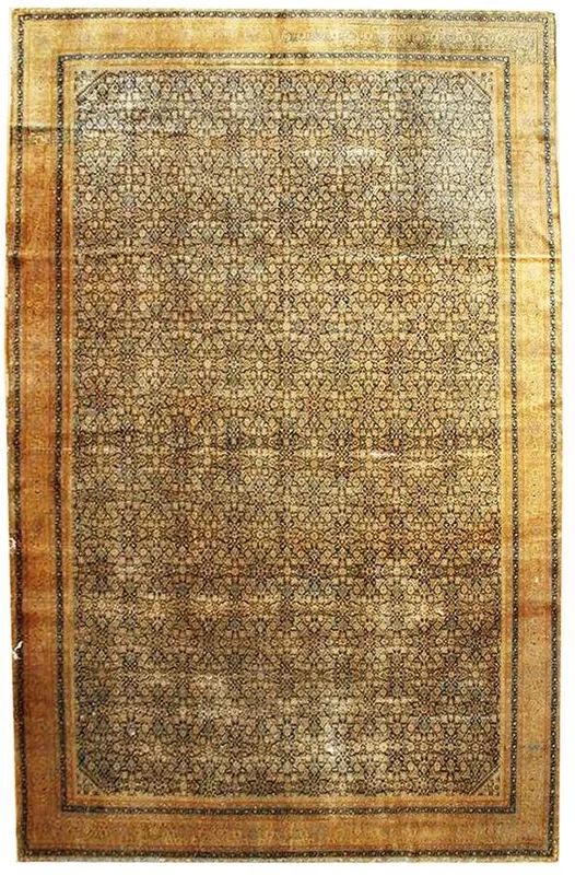 Antique Amritsar Handwoven Traditional Rug, JF4790