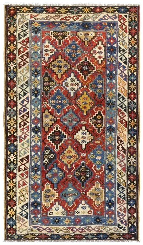Antique Baku Handwoven Tribal Rug, J78040