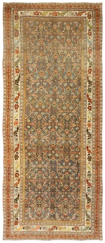 Antique Bijar Handwoven Tribal Rug, J79404
