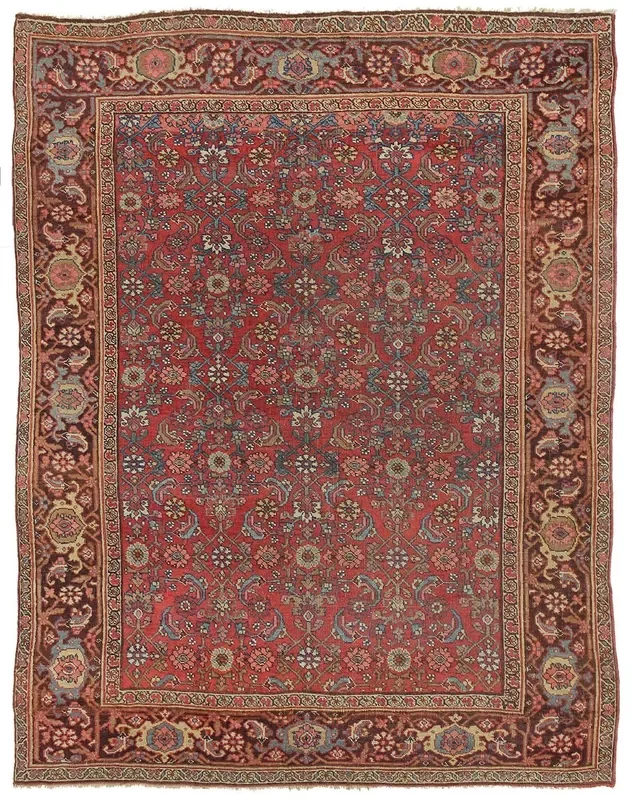 Antique Bijar Handwoven Tribal Rug, JF5712
