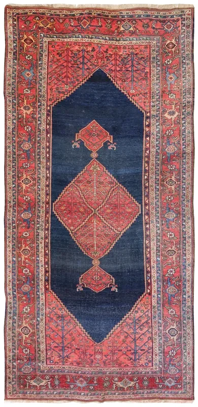 Antique Bijar Handwoven Tribal Rug, JF8737