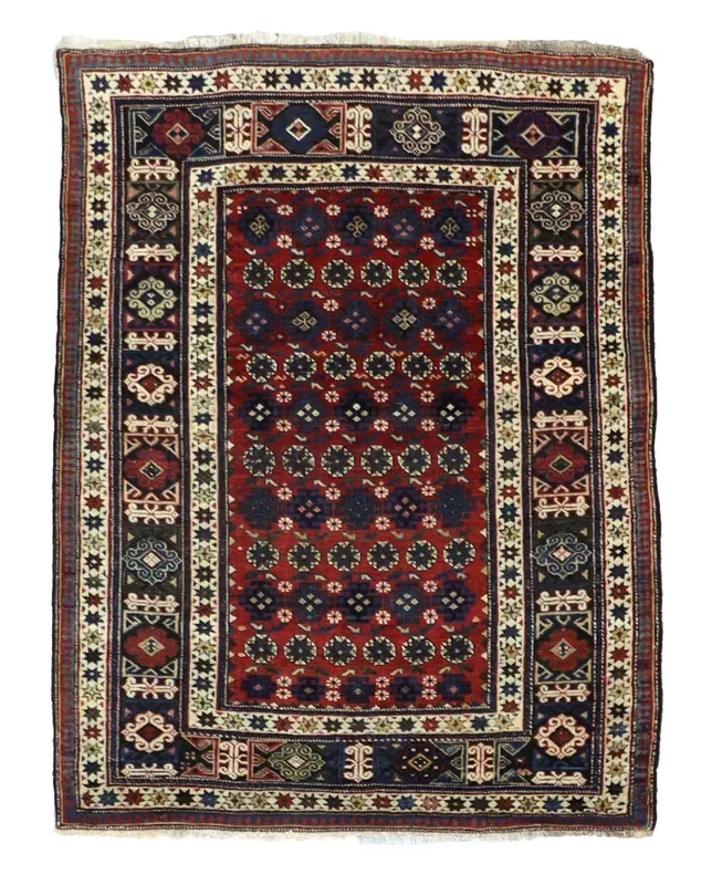 Antique Chi Chi Handwoven Tribal Rug, JF8596