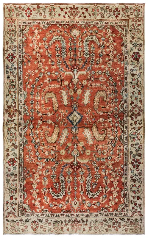 Antique Feraghan Sarouk Handwoven Traditional Rug, J78900