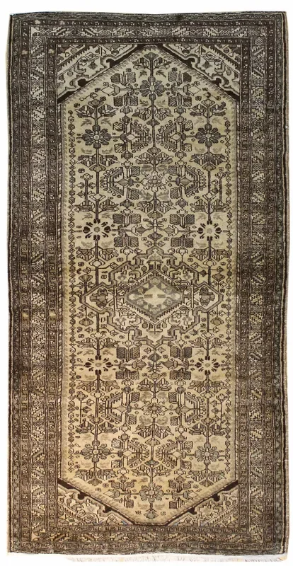 Antique Hamadan Handwoven Tribal Rug, 45072