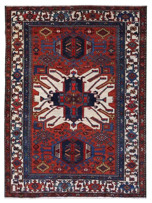 Antique Heriz Handwoven Tribal Rug, JF8001