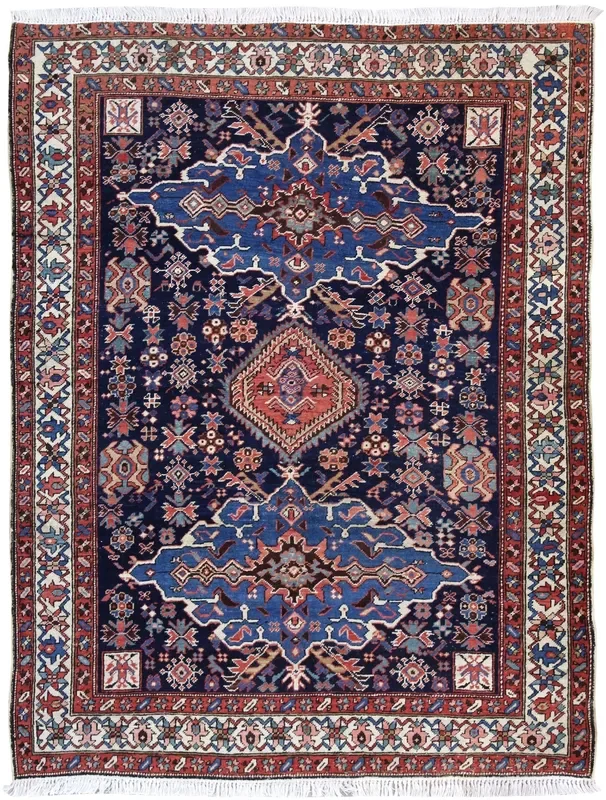 Antique Heriz Handwoven Tribal Rug, JF8447