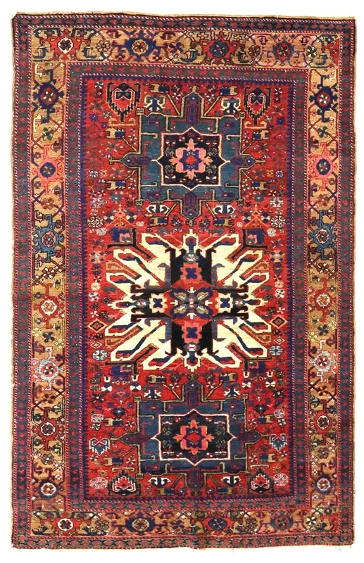 Antique Karaja Handwoven Tribal Rug, J67538