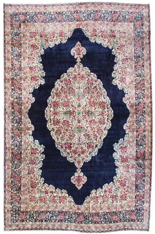 Antique Kerman Handwoven Traditional Rug, JF4748