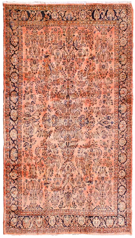 Antique Mahajaran Sarouk Handwoven Traditional Rug, J69651