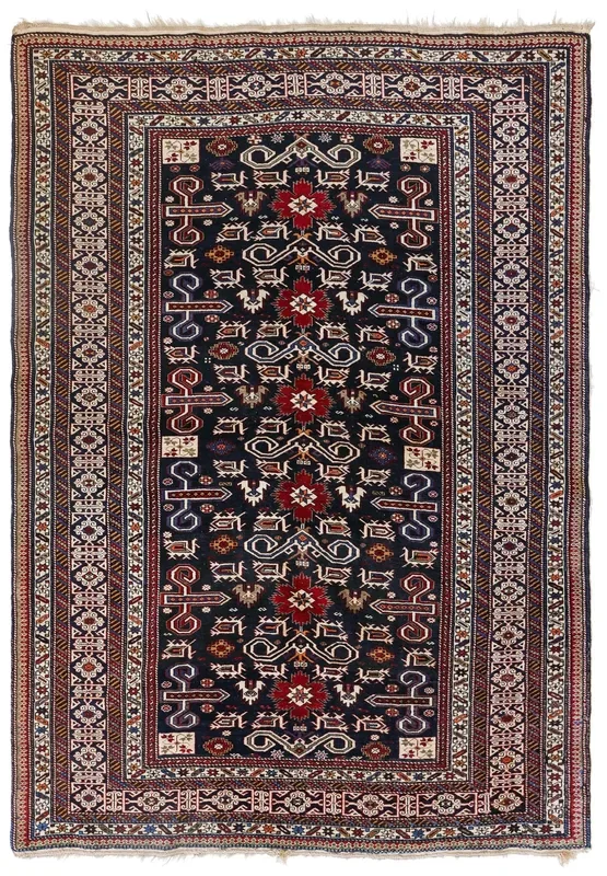 Antique Perpadil Handwoven Tribal Rug, JF8760