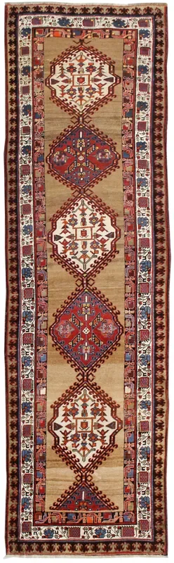 Antique Serab Handwoven Tribal Rug, JF8484