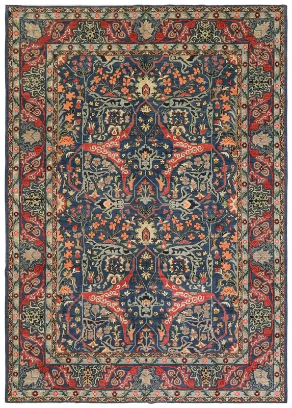Arabesque Bijar Handwoven Tribal Rug, J74793