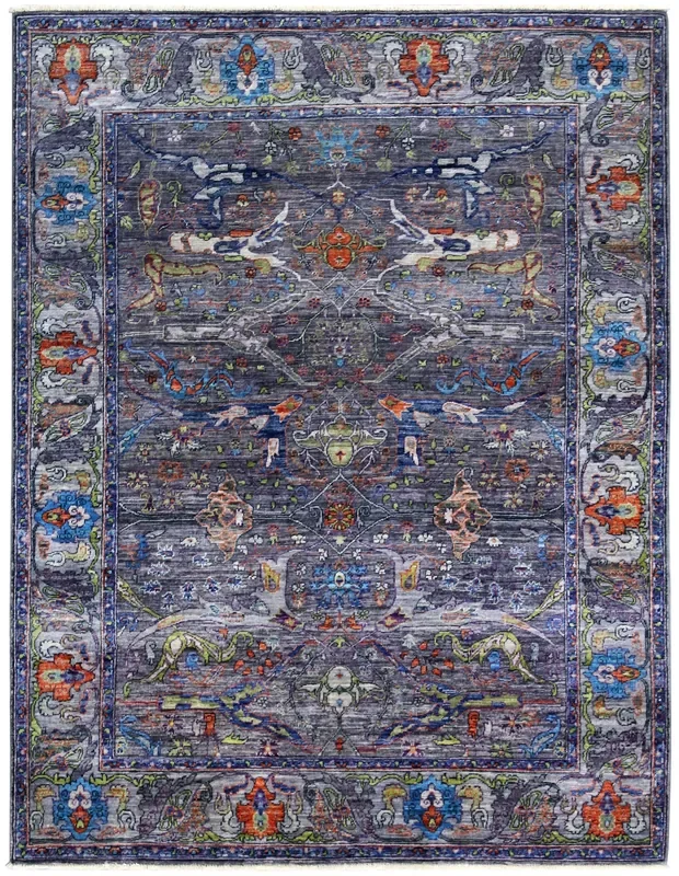 Arabesque Handwoven Transitional Rug, J63149