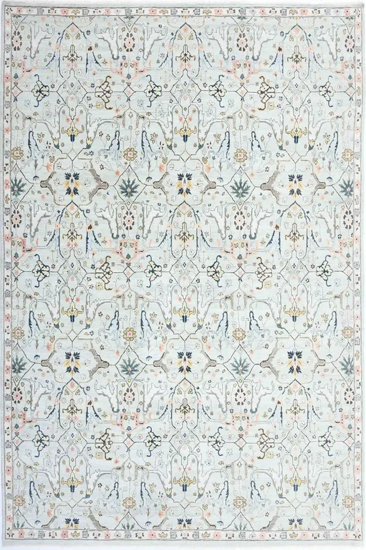 Arabesque Handwoven Transitional Rug, J72191