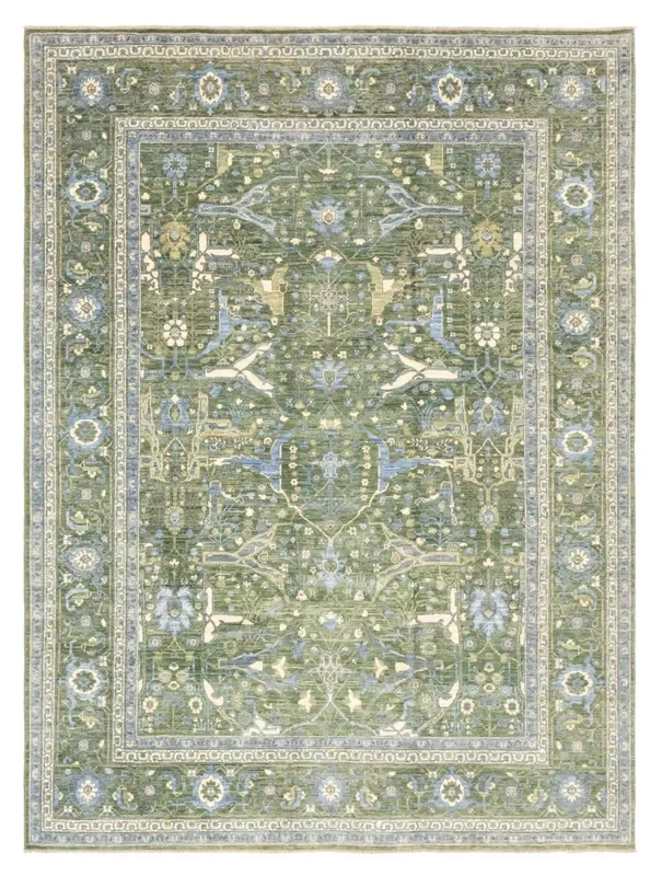 Arabesque Handwoven Tribal Rug, J77769