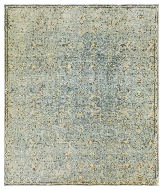 Arabesque Handwoven Tribal Rug, J78365