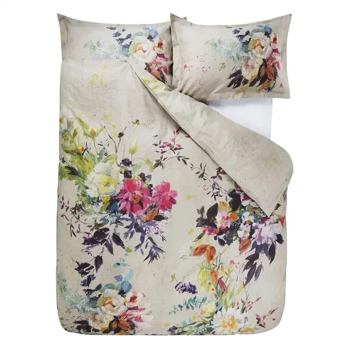 Aubriet Fuchsia King Duvet Cover
