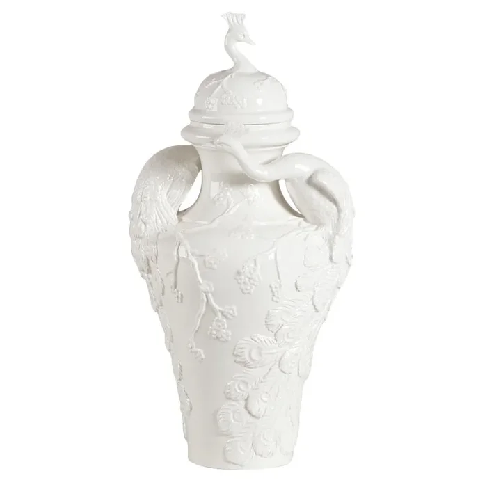 “Avian Elegance” Ceramic Vase Collection