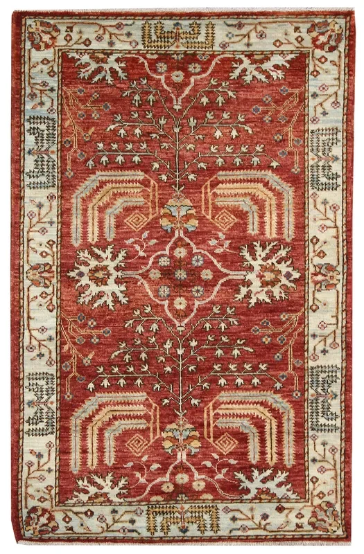 Bakshaish Willow Handwoven Tribal Rug, J53182