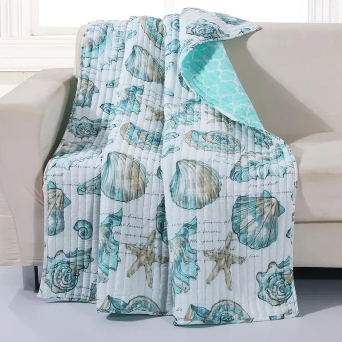 Barefoot Bungalow Cruz Accessory Throw Blanket – 50″x60″, Multicolor