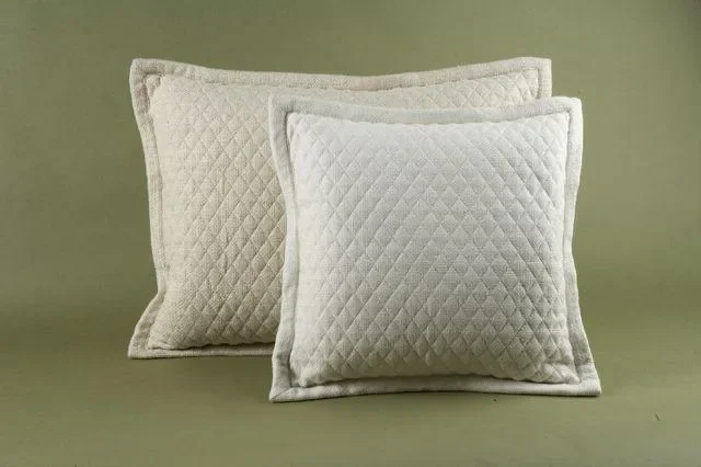Basketweave Euro Quilted Sham