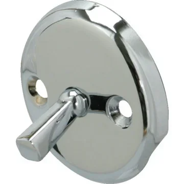 Bathtub Overflow Plate Trip Lever Chrome Finish Spring Clip Mechanism