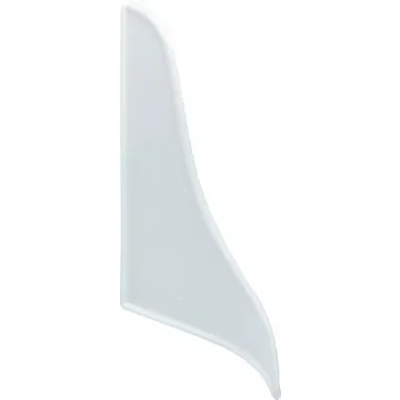 Bathtub Splash Guard White 2Pk