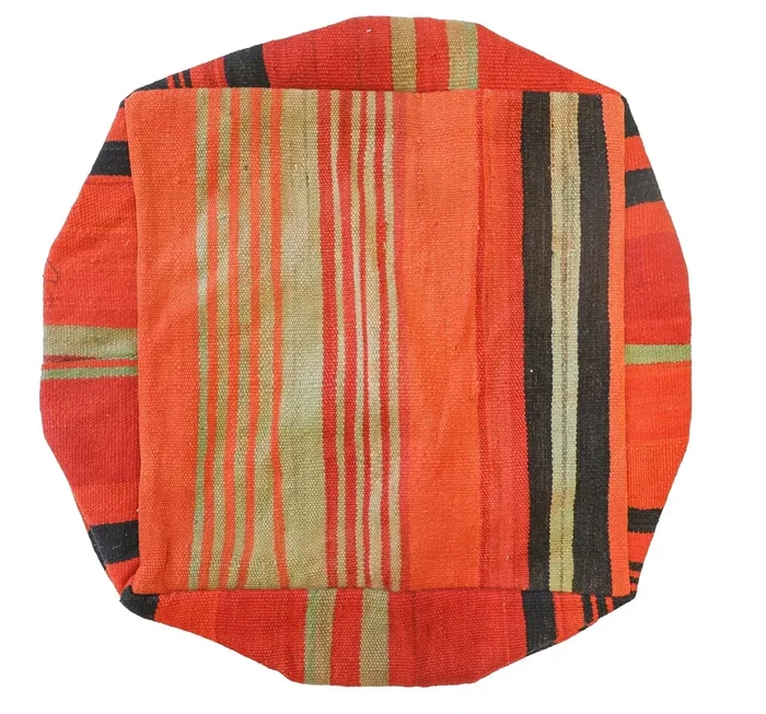 Berber Handwoven Tribal Ottoman Cover, J74290