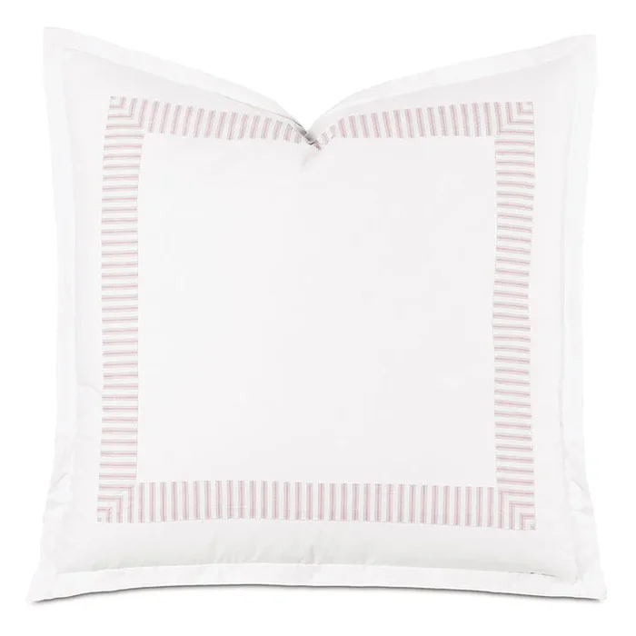 BLASS TICKING EURO SHAM IN PETAL
