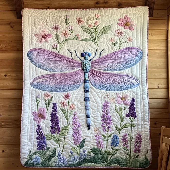 Blooming Dragonfly CW2005257CL Quilt