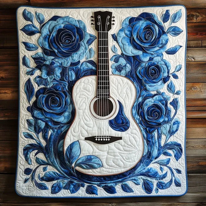 Blooming Guitar CW2105292CL Quilt